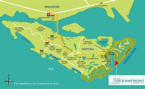 sentosa tanjong beach map.